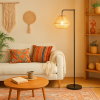 2-in-1 Portable Lantern & Floor Lamp for Indoors & Outdoors