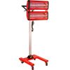 2000W Baking Infrared Paint Curing Lamp Short Wave Infrared Heater Car Bodywork Repair Paint Dryer/Stand