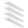 4FT LED Wraparound Light, 50W, 5500LM Flush Mount LED Shop Light, 4 Pack 6500K Daylight LED Kitchen Ceiling Lighting Fixtures