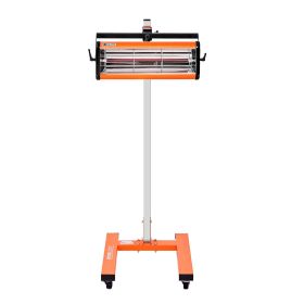 Infrared Curing Lamp, 1500W 1-60 min Timing, Auto Heating Car Curing Light with Bracket, 3.44 sq.ft Baking Area Spray Baking Booth Heaters