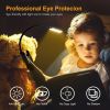9 LED Rechargeable Book Light for Reading in Bed Eye Caring 3 Color Temperatures, Steeples Dimming Brightness