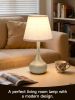 Touch Bedside Lamp Set of 2, Farmhouse 3-Way Dimmable Table Lamps for Nightstand with Fabric Shade, Desk Lamp for Reading, Bedroom, Livingroom, Office