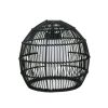 11'' 8 Lights Black PE Woven Pendant
