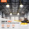 50FT Construction String Lights, 50W 5000LM, 5PCs String Work Light, 5000K Daylight & IP65 Waterproof, with Hanging Hooks, for Construction Site