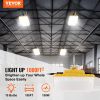 100FT Construction String Lights, 150W 15000LM, 10PCs String Work Light, 5000-5500K, IP65 Waterproof, with Hanging Hooks, for Construction Site
