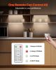 Under Cabinet Lighting, 5 PCS, 68 LED Motion Sensor Lights, Rechargeable Battery Operated Closet Lights with Remote Control
