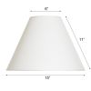 Linen Tapered Round Shade, Beige, 15"L x 15"W x 11"H